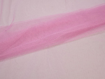 Сетка-стрейч подкладочная розовая БД569