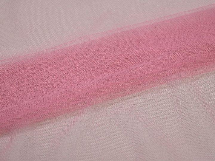 Сетка мягкая розового цвета БЕ454
