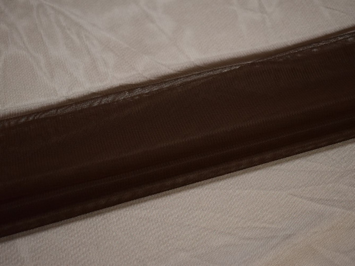Сетка мягкая коричневого цвета БЕ494