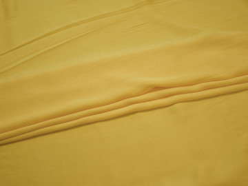 Плательная желтая ткань вискоза эластан БГ264