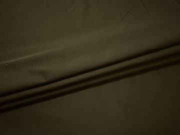 Костюмная цвета хаки ткань хлопок полиэстер ЕВ147
