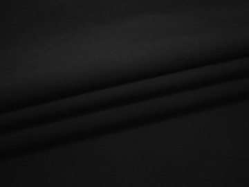 Костюмная черная ткань полиэстер эластан хлопок ЕВ133
