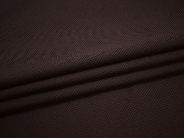 Костюмная черная бордовая ткань хлопок полиэстер эластан ЕВ122