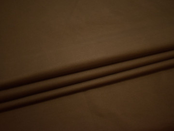 Костюмная коричневая ткань эластан полиэстер ЕВ19
