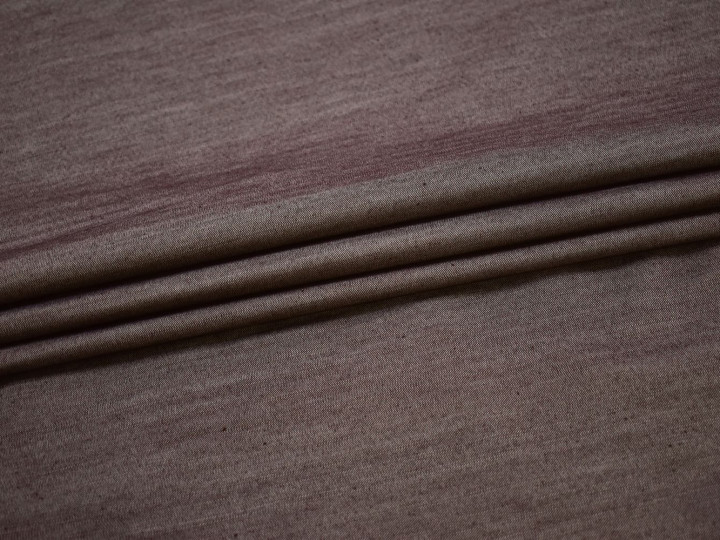 Плащевая коричневая ткань хлопок полиэстер ЕБ116