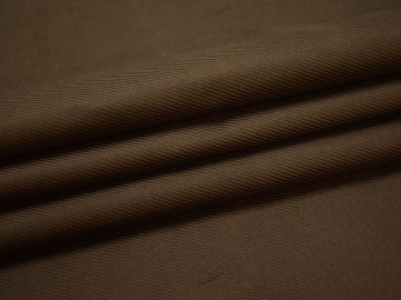 Костюмная коричневая ткань хлопок ЕБ14