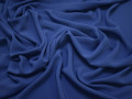 Плательная синяя ткань полиэстер БВ2137