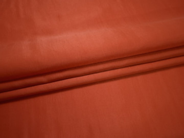 Плательная оранжевая ткань полиэстер ББ675