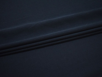 Плательная синяя ткань полиэстер ББ672