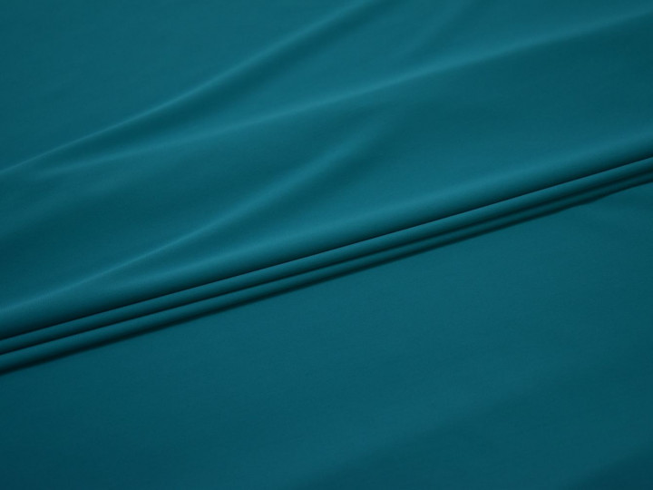 Трикотаж темно-голубой полиэстер АК721