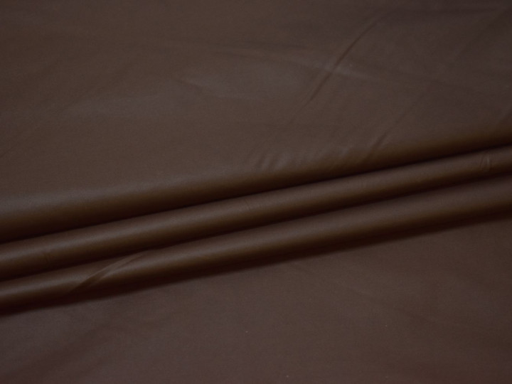 Курточная коричневая ткань полиэстер ДЁ355