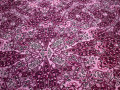 Плательная малиновая розовая ткань узор полиэстер ЕБ452