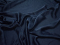 Плательная синяя ткань полиэстер БЕ668