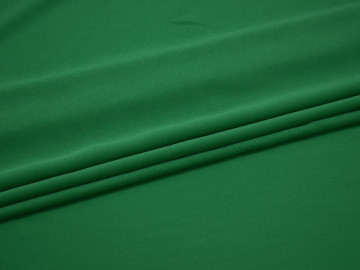 Плательный креп зеленый полиэстер эластан БЕ68