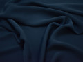 Плательная синяя ткань полиэстер эластан БЕ619