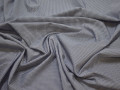 Рубашечная белая синяя ткань полоска полиэстер ЕВ232