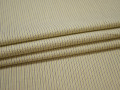 Рубашечная оливковая молочная ткань полоска хлопок ЕБ634