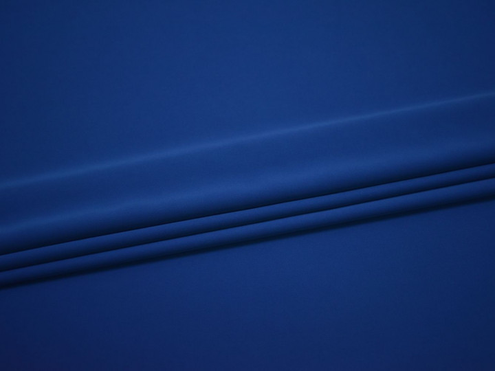 Костюмная синяя ткань полиэстер БД659