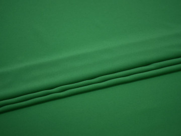 Плательный креп зеленый полиэстер эластан БД650