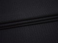 Костюмная ткань темно-синяя полоска шерсть полиэстер ГД180