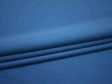 Костюмная голубая ткань вискоза полиэстер эластан ЕА537