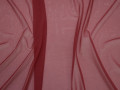Сетка-стрейч брусничного цвета полиэстер БГ370