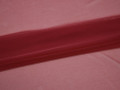 Сетка-стрейч брусничного цвета полиэстер БГ370