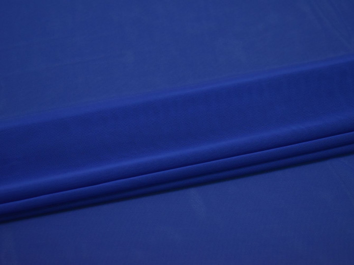 Сетка-стрейч синяя полиэстер БД260