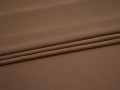 Плательная коричневая ткань полиэстер БГ48