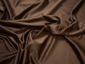 Плательная коричневая ткань полиэстер эластан БГ44