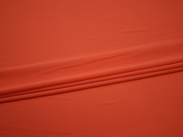 Плательная оранжевая ткань полиэстер эластан БГ43