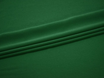 Плательный креп зеленый полиэстер эластан БД722