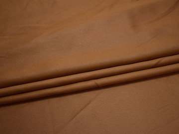 Костюмный креп коричневый полиэстер БД76