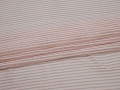 Трикотаж розовый полоска хлопок АБ561