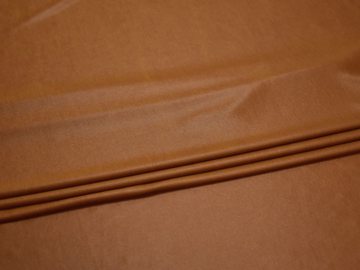 Плательная оранжевая ткань полиэстер эластан ЕВ373