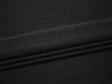 Плащевая черная ткань полиэстер БЕ368