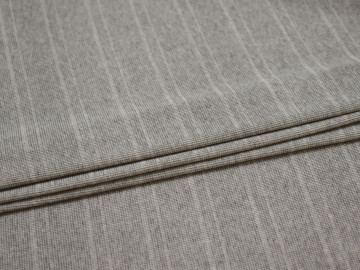 Трикотаж серый фактурный хлопок АВ176