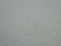 Трикотаж белый бирюзовый цветы полиэстер АБ166