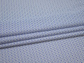 Рубашечная белая синяя ткань хлопок ЕВ557