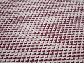 Рубашечная белая бордовая ткань геометрия хлопок эластан ЕВ554