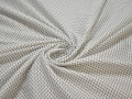 Рубашечная серая белая ткань геометрия хлопок ЕВ533