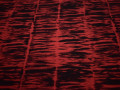 Хлопок красный черный абстракция ББ322