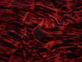 Хлопок красный черный абстракция ББ322