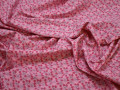 Хлопок розовый цветочный узор ББ353