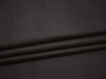 Костюмная коричневая ткань хлопок эластан ВД161