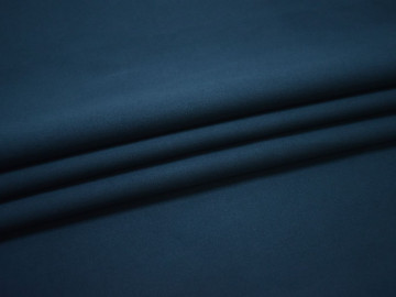 Костюмная синяя ткань хлопок ВД368