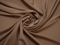 Плательная коричневая ткань полиэстер ДЁ425
