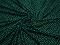 Трикотаж зеленый горох полиэстер АД369
