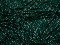 Трикотаж зеленый горох полиэстер АД369