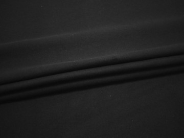 Пальтовая черная ткань полиэстер ГЖ359